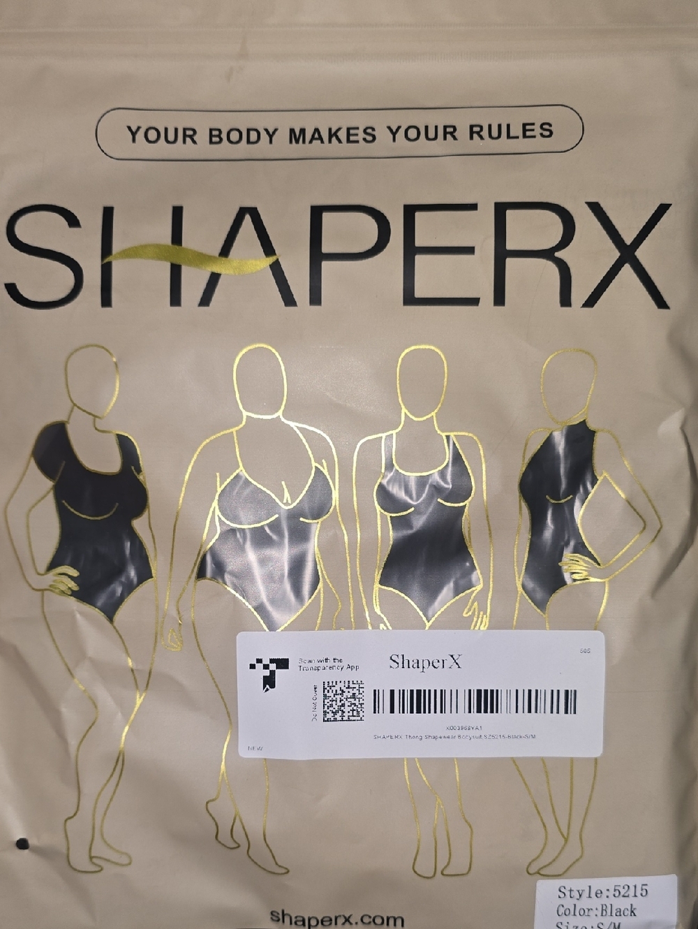 Women’s Black Shaping Bodysuit S/M